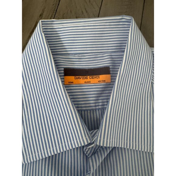 Lot of 4 Men's Davide Cenci Button Up Shirts All Size 42/16.5 - Picture 3 of 10